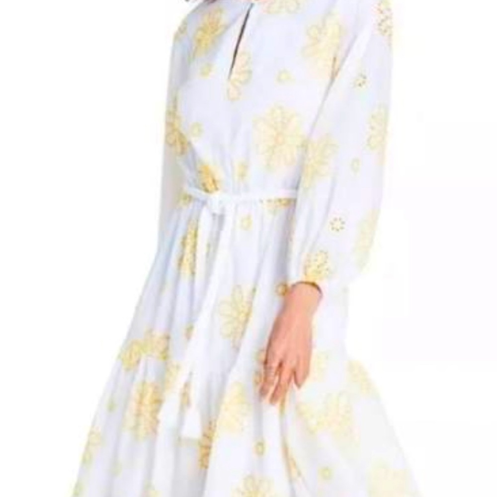 Alexis for target white & yellow dress